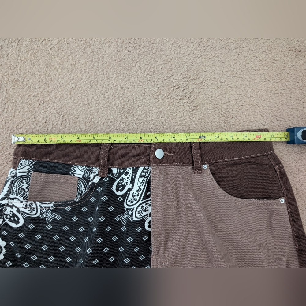 Patchwork Rodeo Country Style Pants - Picture 5 of 6